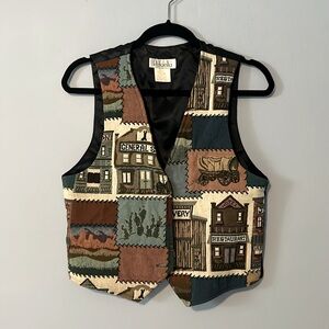Vintage Patterned Vest